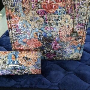 Brahmin Colorful Crocodile Embossed Women's Bag